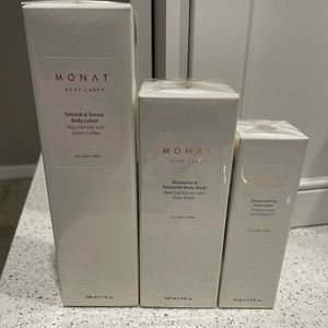 Brand New Monat Body Care Line